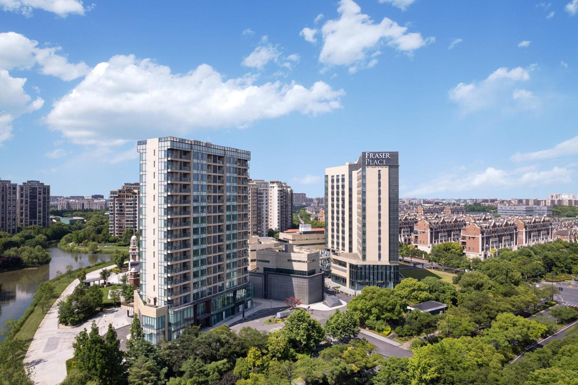 Fraser Place Wujiaochang Shanghai - Adjoin Business Center, Free Minibar Xangai Exterior foto